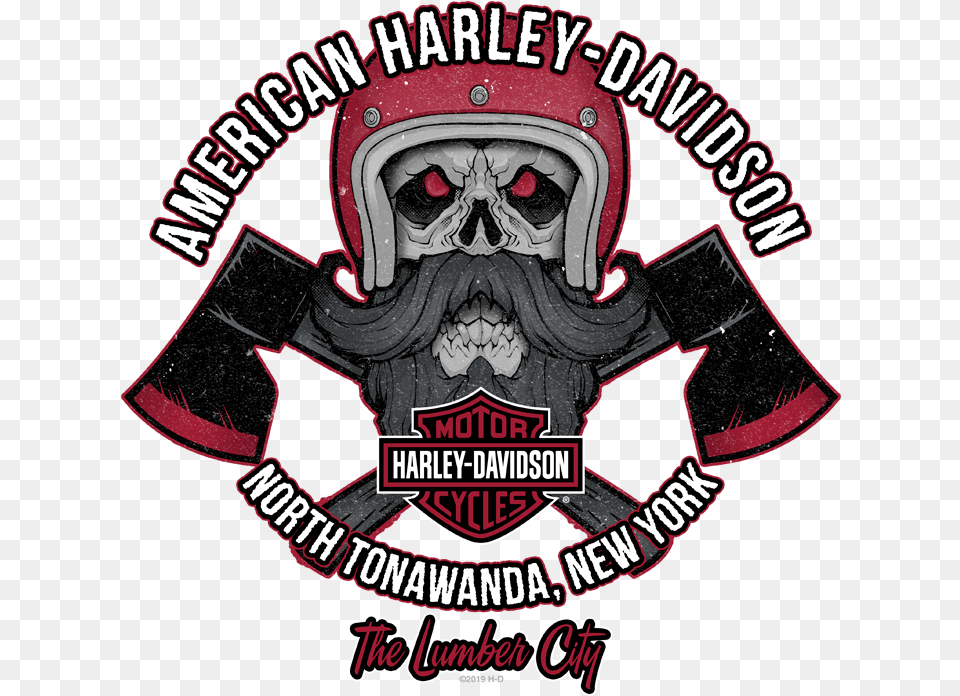 American Harley Davidson Logo Emblem, Adult, Male, Man, Person Free Png