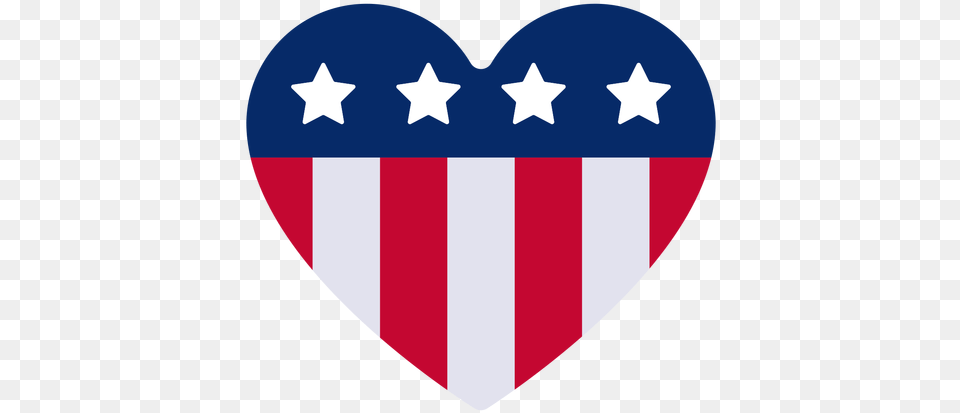 American Heart Design Element Transparent U0026 Svg Vector Americano, Flag Png
