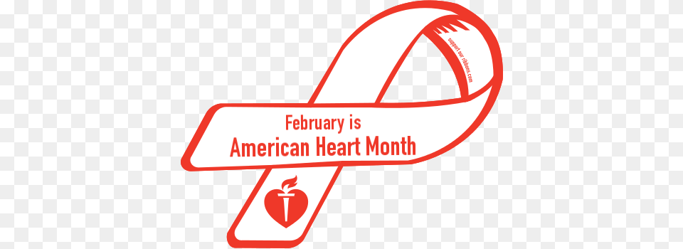 American Heart Month Ribbon, Symbol, Logo, Sign Free Transparent Png