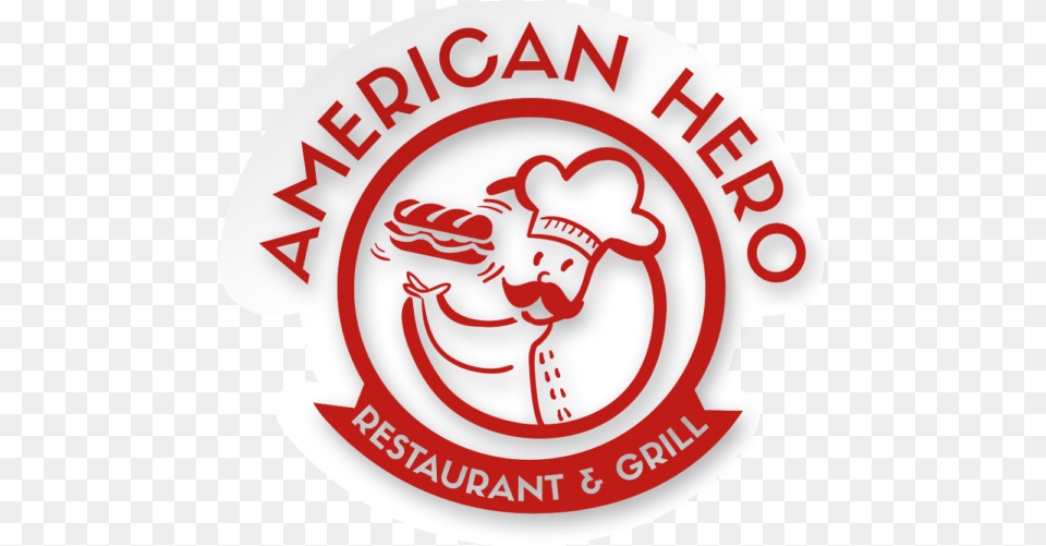 American Hero Restaurant Restaurant Logo In, Food, Ketchup, Emblem, Symbol Free Png