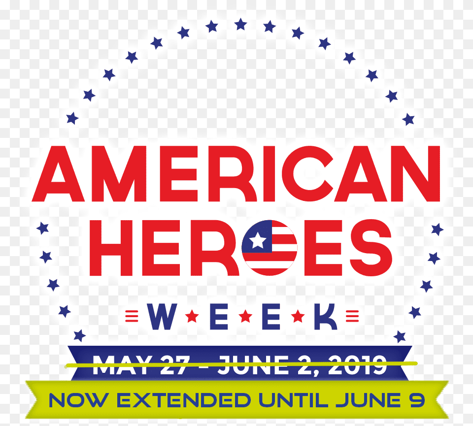 American Heroes Week Circle, Advertisement, Poster, Bag, Banner Free Png Download
