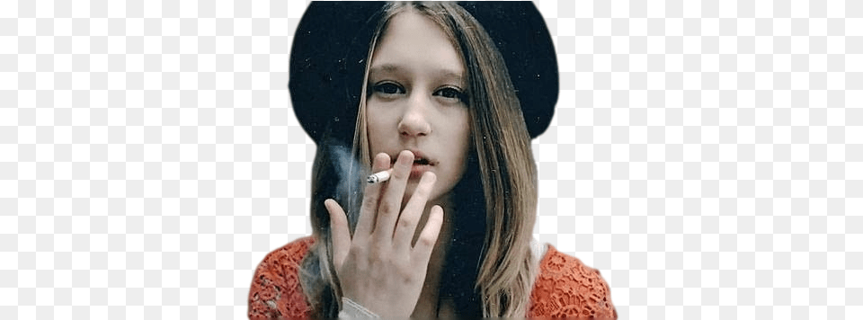 American Horror Story Ahs And Violet Image Violet American Horror Story Iphone, Face, Head, Person, Smoke Free Png Download