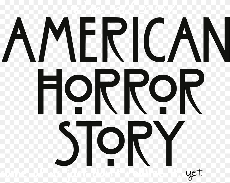 American Horror Story Logo American Horror American Horror Story, Text, Scoreboard, Alphabet Png Image