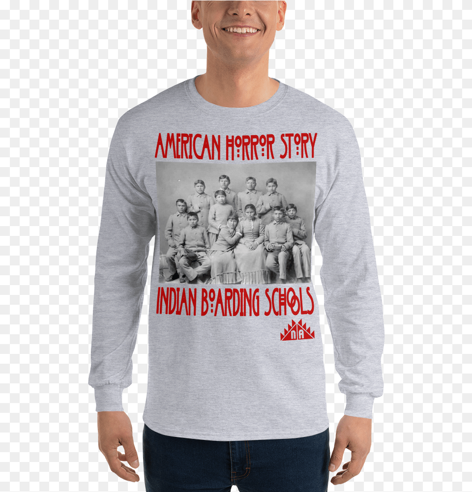 American Horror Story Long Sleeve Shirt Long Sleeved T Shirt, T-shirt, Long Sleeve, Clothing, Adult Free Png Download