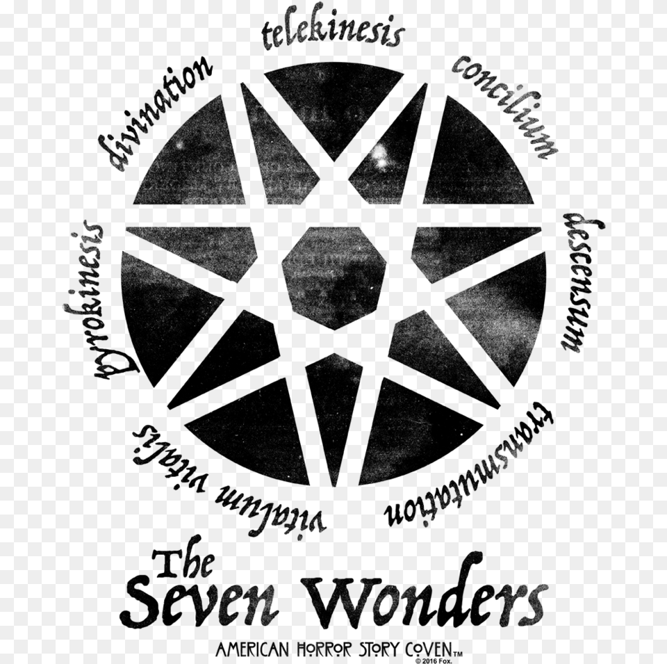 American Horror Story Seven Wonders Men39s Regular Fit American Horror Story The Seven Wonders Shirt, Gray Png