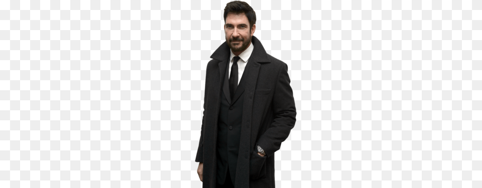 American Horror Storys Dylan Mcdermott On Dermot Mulroney Cry, Clothing, Coat, Overcoat, Formal Wear Png Image