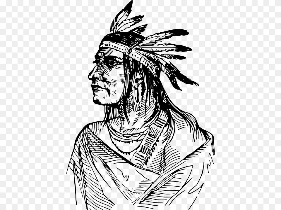 American Indian, Gray Free Png