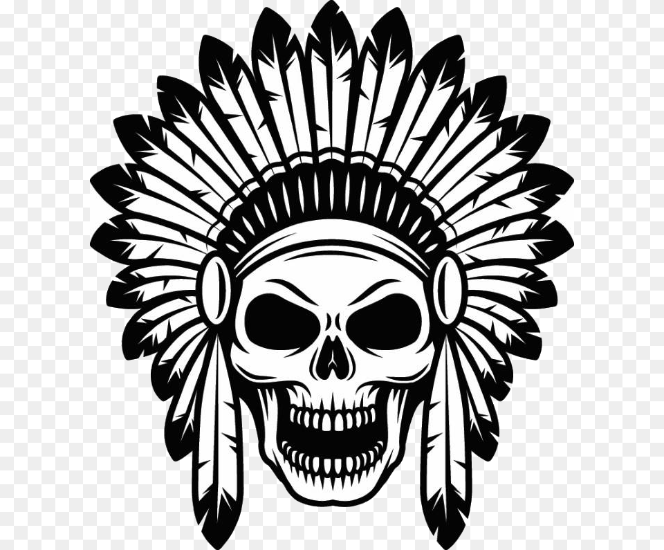 American Indian, Stencil, Emblem, Symbol, Face Free Transparent Png