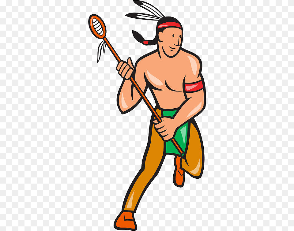 American Indian, Spear, Weapon, Adult, Male Png Image