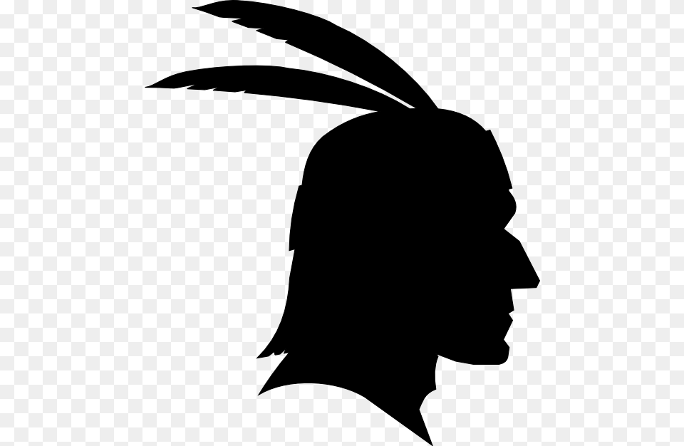 American Indian, Silhouette, Stencil, Adult, Female Png Image