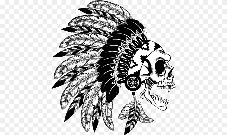 American Indian Native American Warrior Tattoo, Art, Drawing Free Png