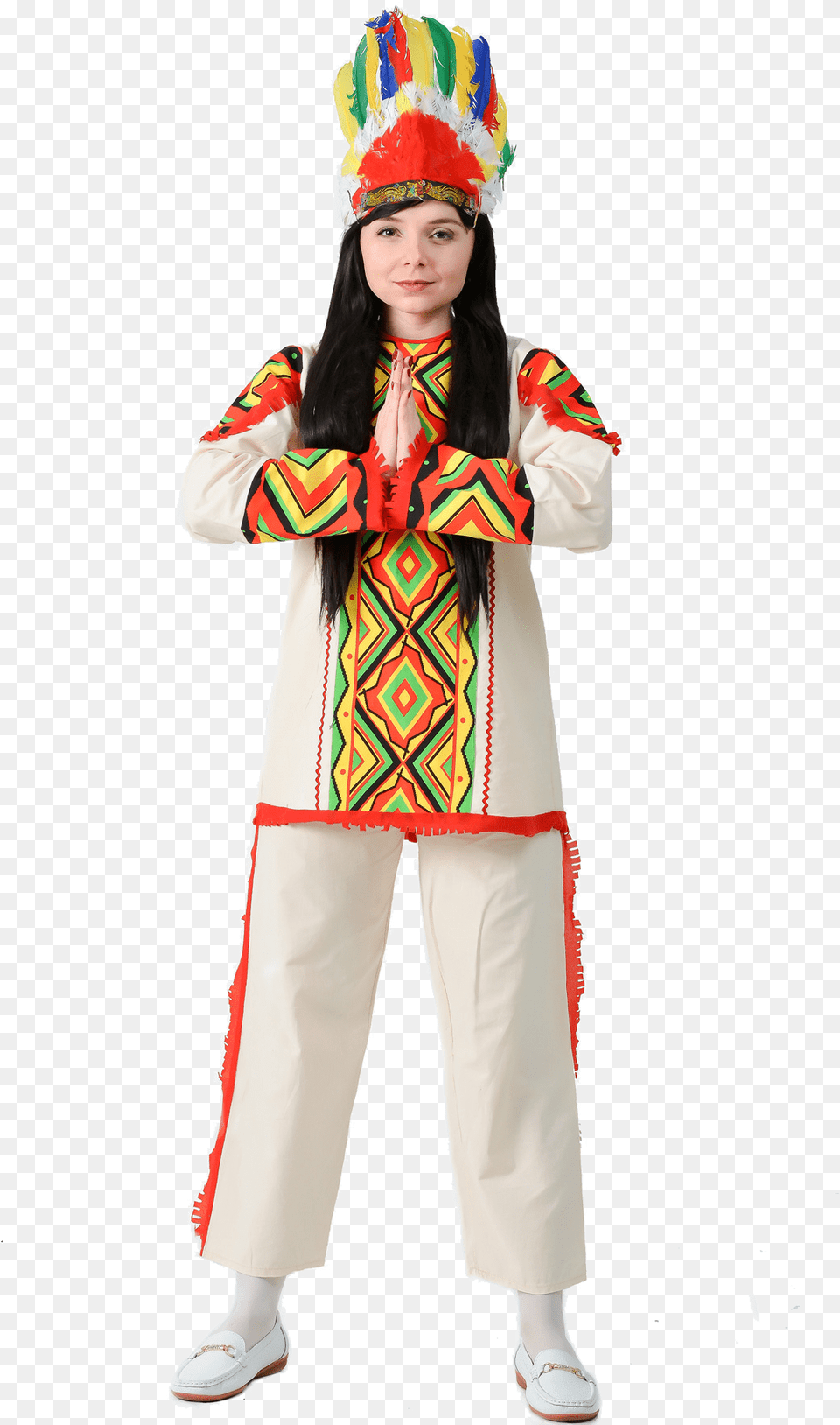 American Indian Native Indian Costumes In Transparent Background, Adult, Person, Woman, Female Free Png