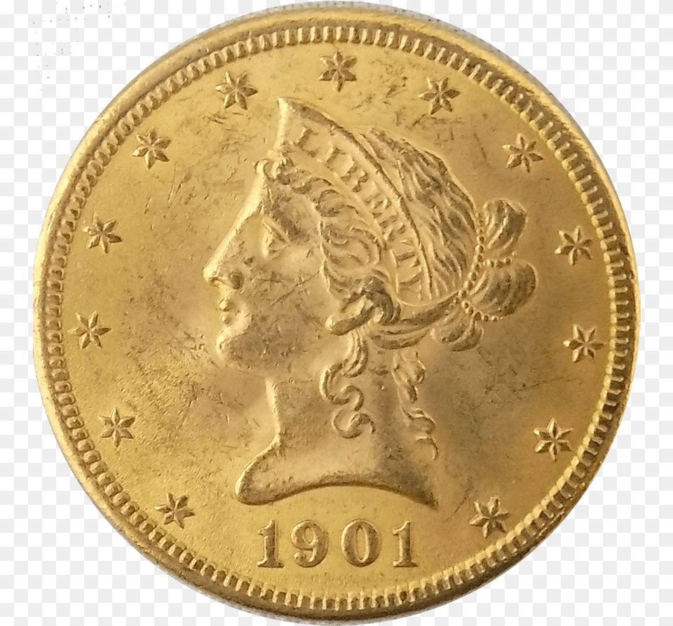 American Liberty Eagle 10 Gold Coin Uk Delivery Coin, Money, Face, Head, Person Free Png Download