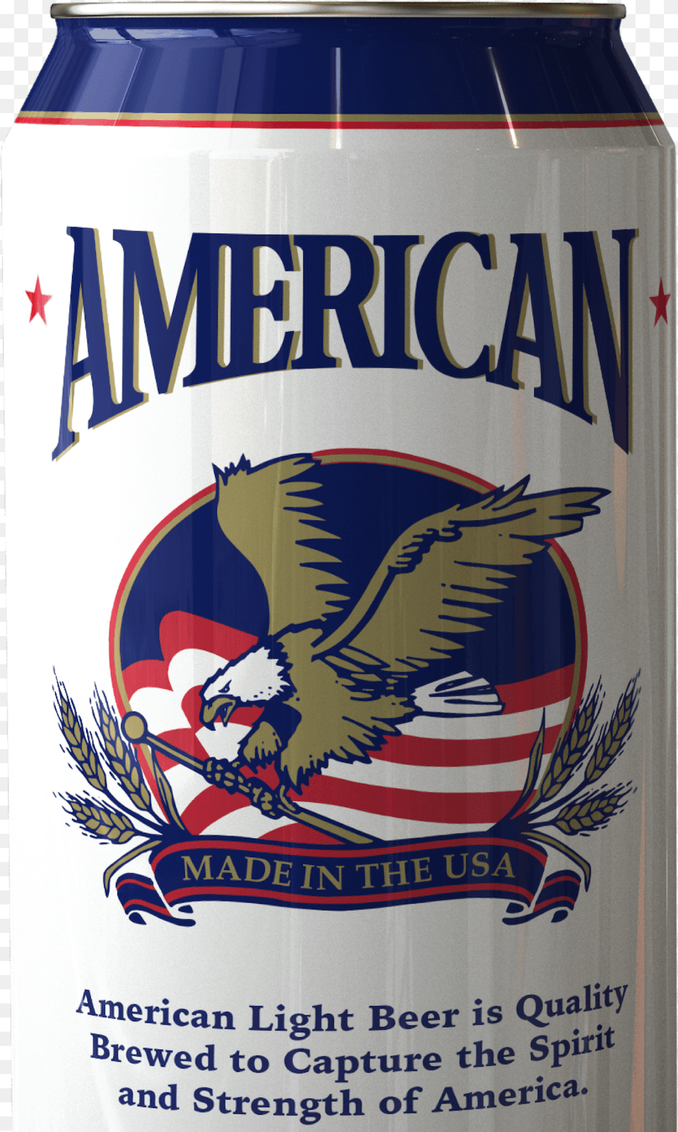 American Light Pittsburgh Brewing Co, Alcohol, Beer, Beverage, Lager Png