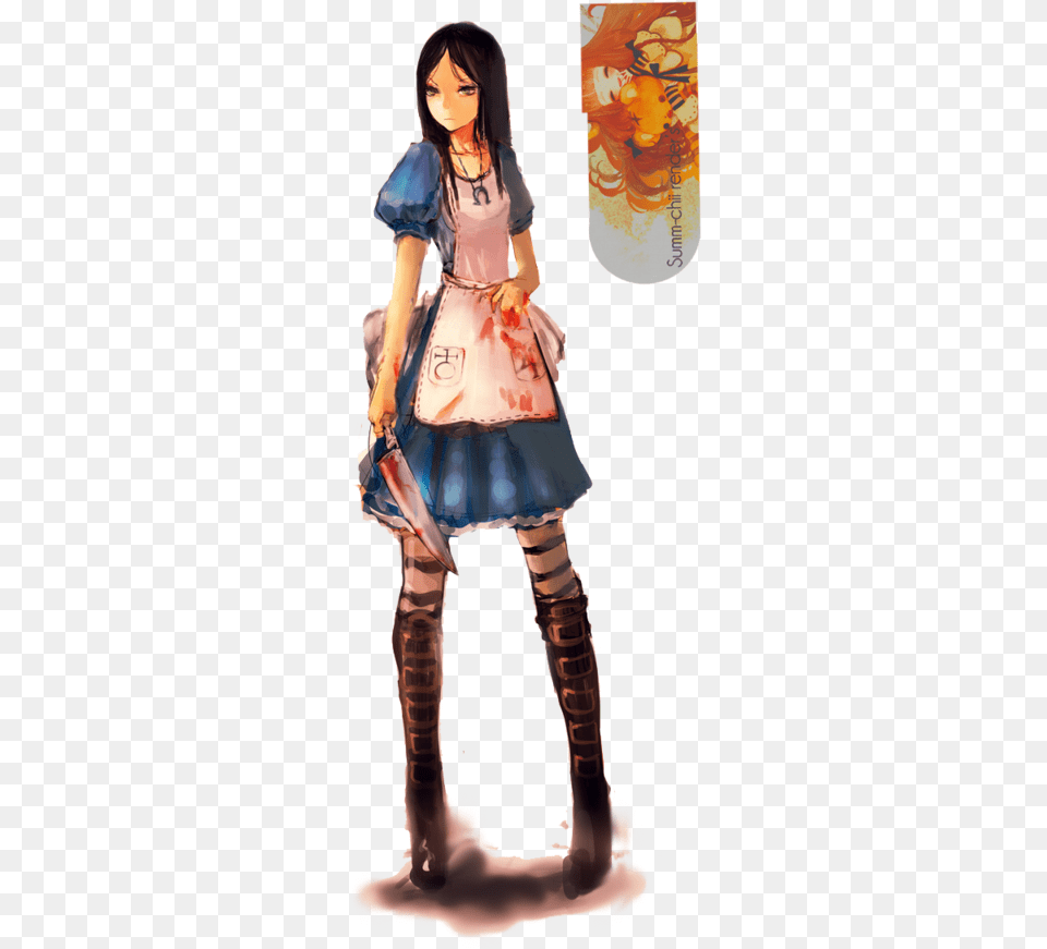 American Mcgee39s Alice Alice Madness Returns Render, Book, Publication, Comics, Person Png