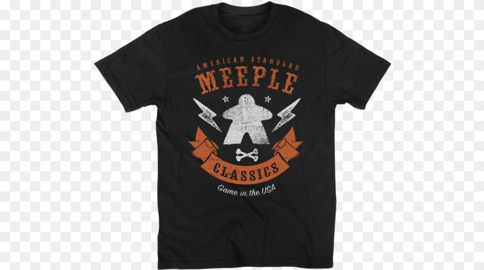 American Meeple Classics Irishman T Shirt, Clothing, T-shirt Png Image