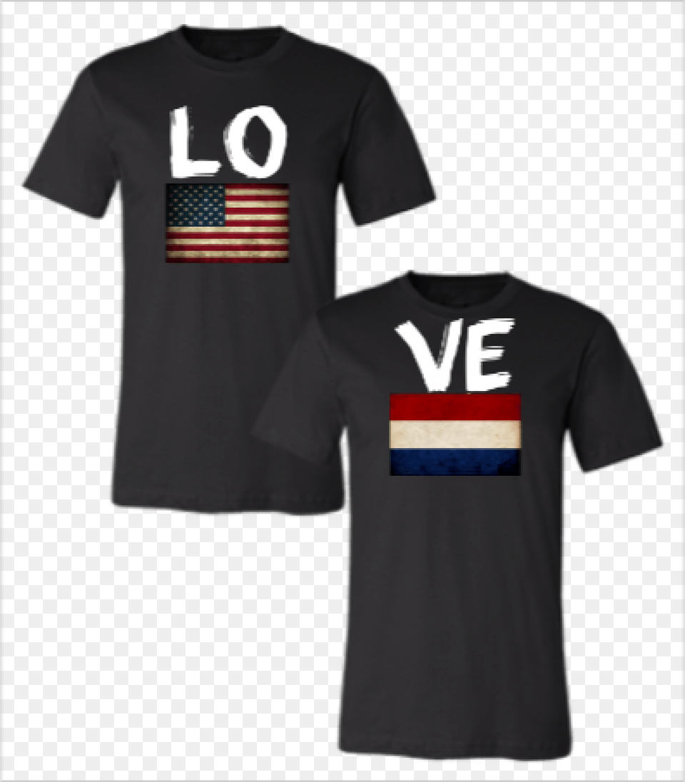 American Nether Land Love Couple Design Couple T Shirt For Brother And Sister, Clothing, T-shirt Png