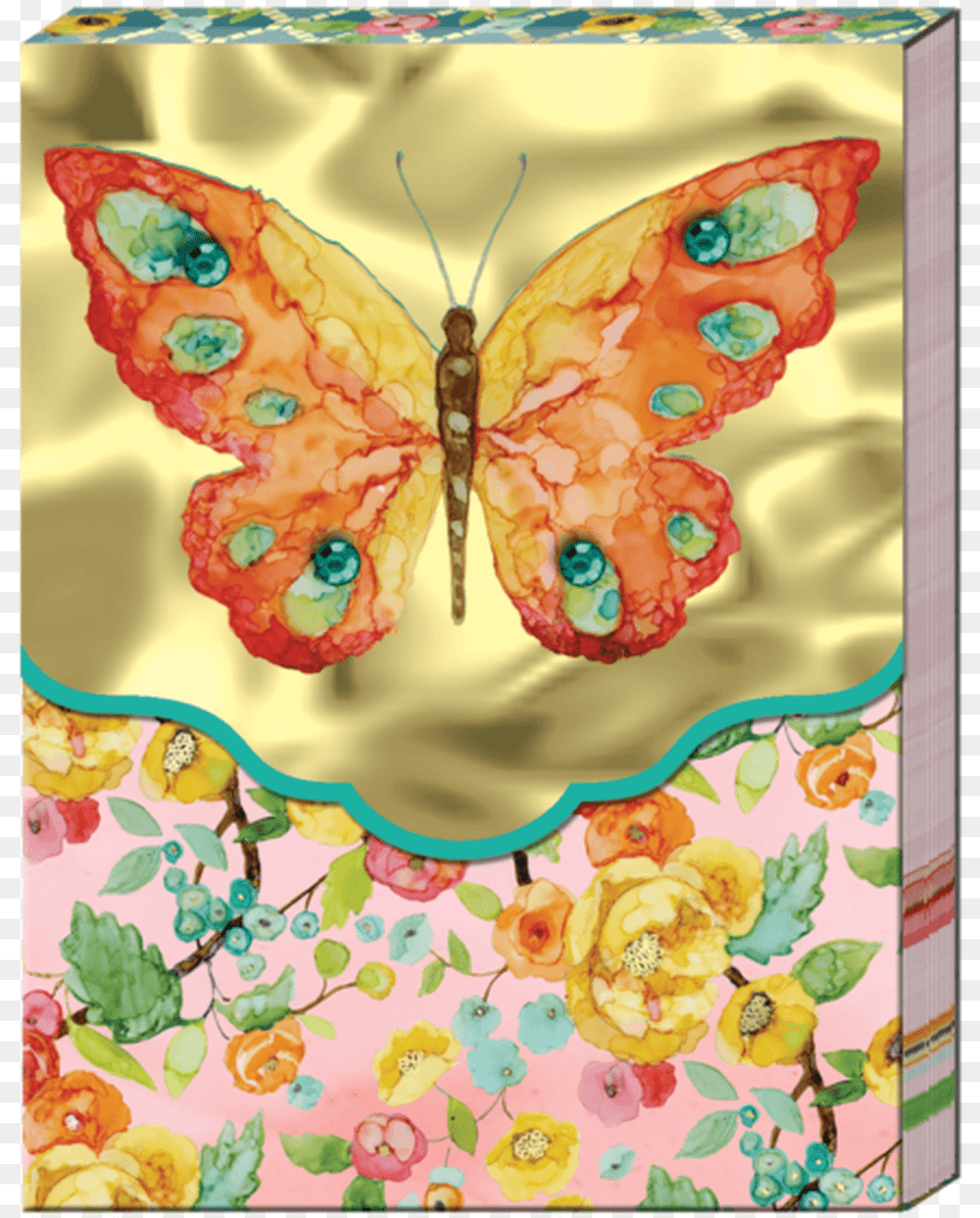 American Painted Lady, Applique, Pattern, Art, Collage Free Png Download