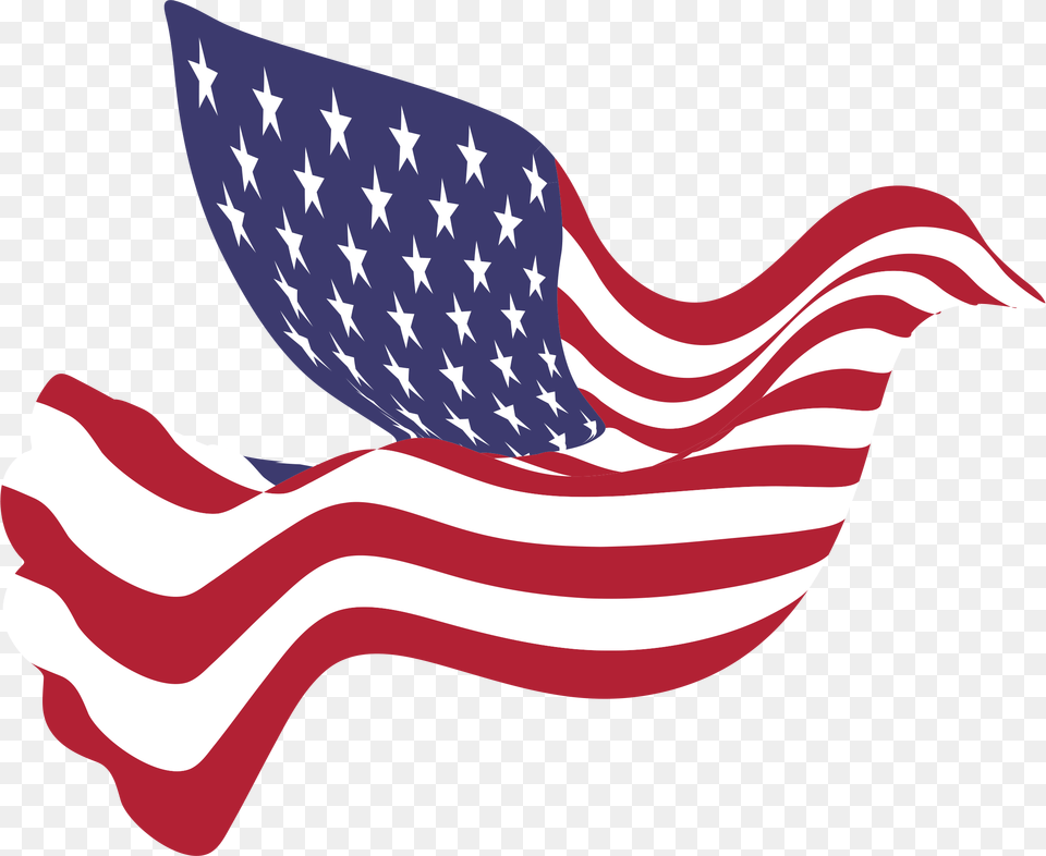 American Peace Dove, American Flag, Flag Free Transparent Png