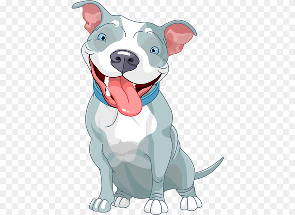 American Pit Bull Terrier Cartoon Clip Art Christmas Dog Clip Art, Animal, Bulldog, Canine, Mammal Free Png Download