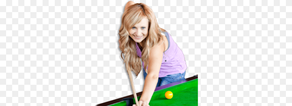American Pool Tables Shop Now Girl Play Pool Billiard, Table, Indoors, Furniture, Female Free Png Download