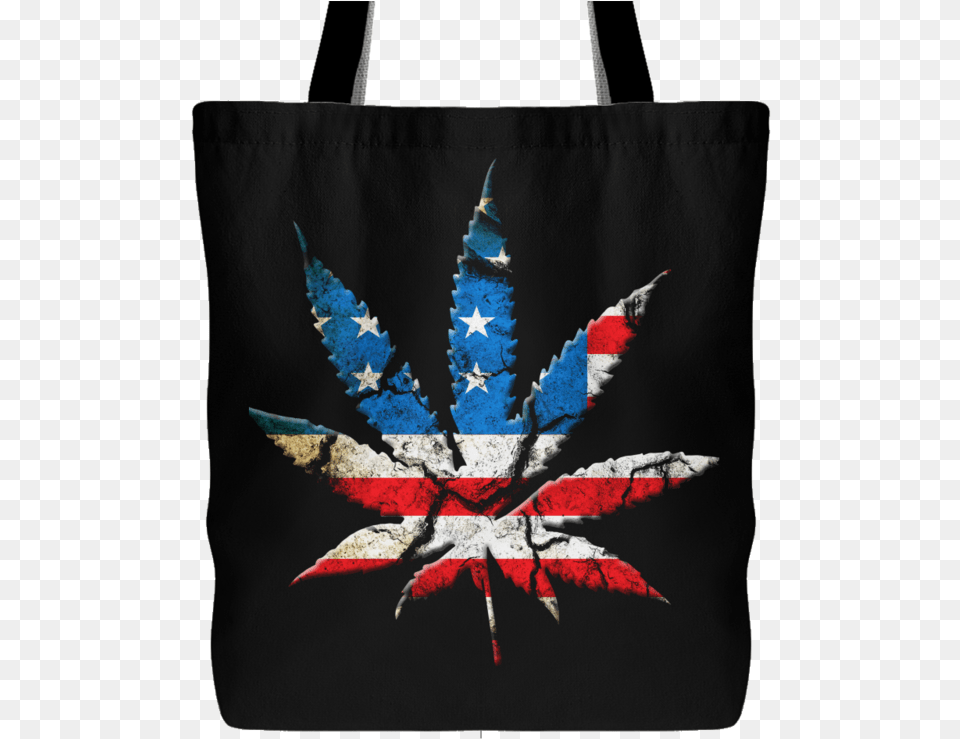 American Pot Leaf Tote Cannabis, Accessories, Bag, Handbag, Tote Bag Png Image