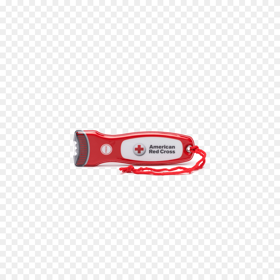 American Red Cross Led Flat Flashlight With Magnet Red Cross Store, Lamp, Smoke Pipe Png Image
