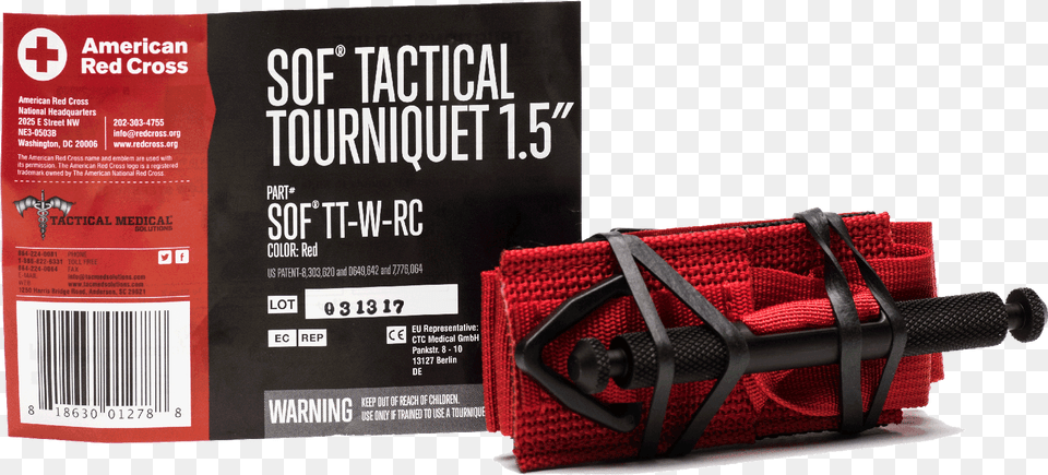 American Red Cross Sof Tactical Tourniquet By Tactical Dynamite, Accessories, Bag, Handbag, Weapon Free Png Download