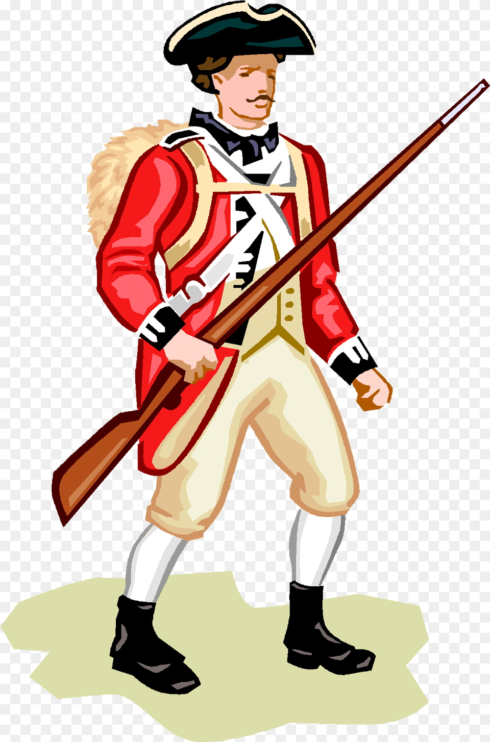 American Revolutionary War United States Kingdom British Soldier Clip Art, Adult, Person, People, Man Free Png