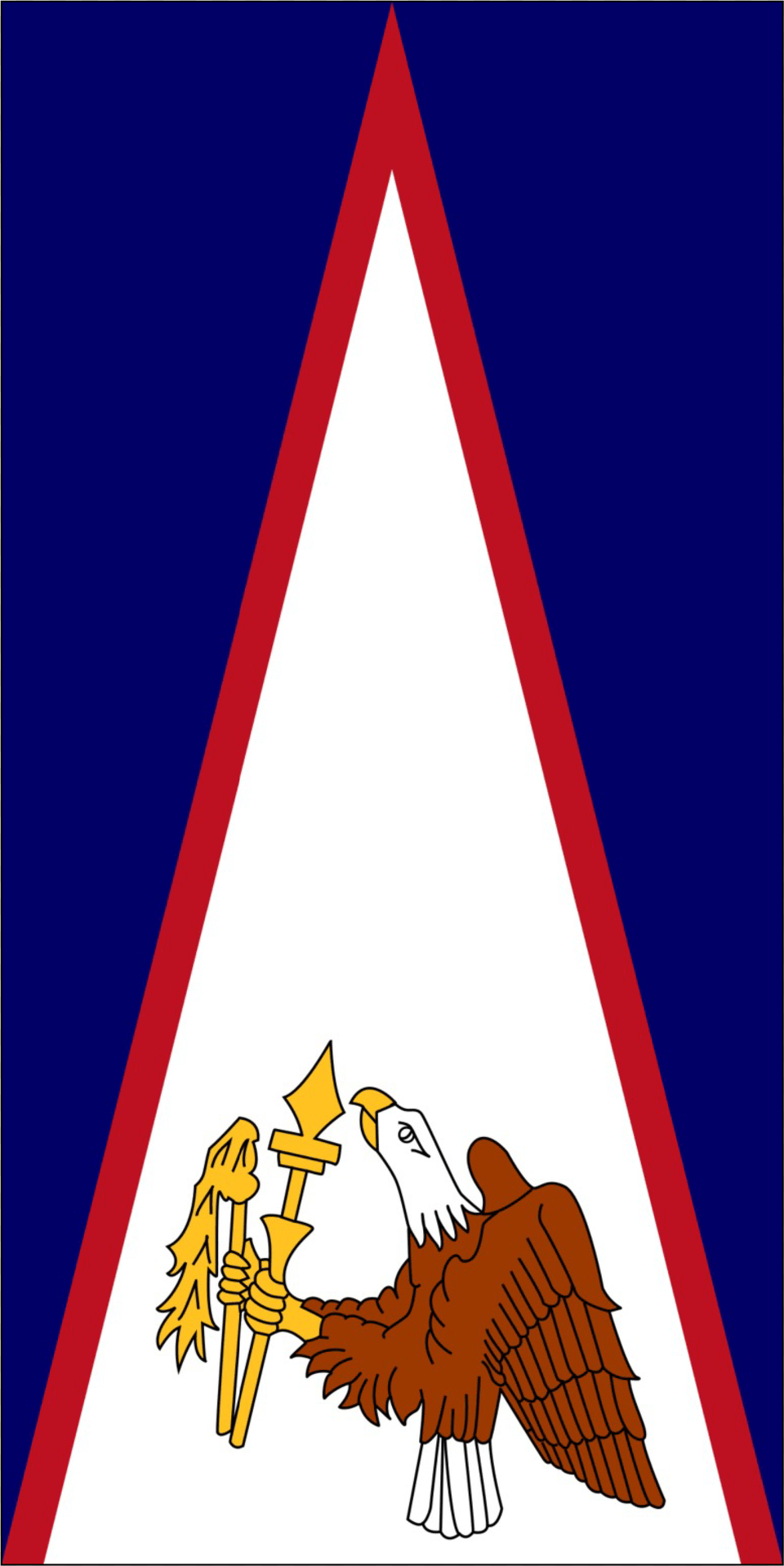 American Samoa Flag Main Image American Samoa Flag, Sign, Symbol, Triangle, Animal Free Transparent Png