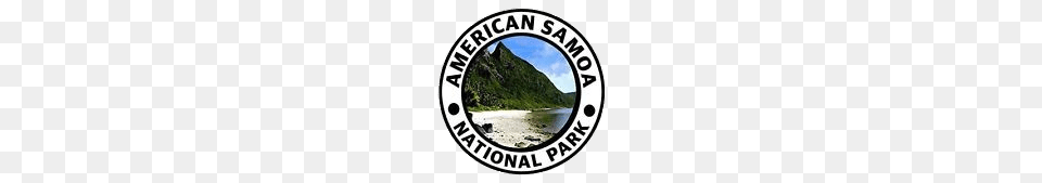 American Samoa National Park Round Sticker, Photography, Logo, Land, Nature Free Transparent Png