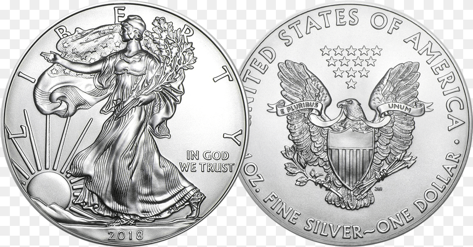 American Silver Eagle, Person, Animal, Bird, Coin Free Png