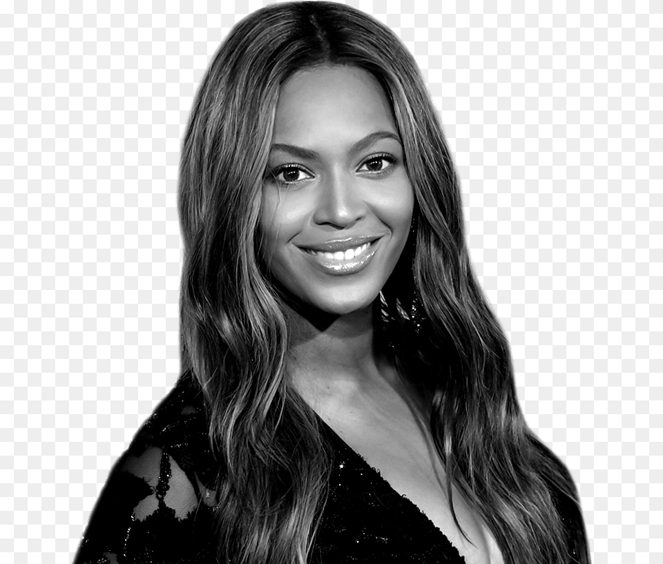 American Singer Beyonce Beyonce Portrait Black And White, Adult, Smile, Photography, Person Png