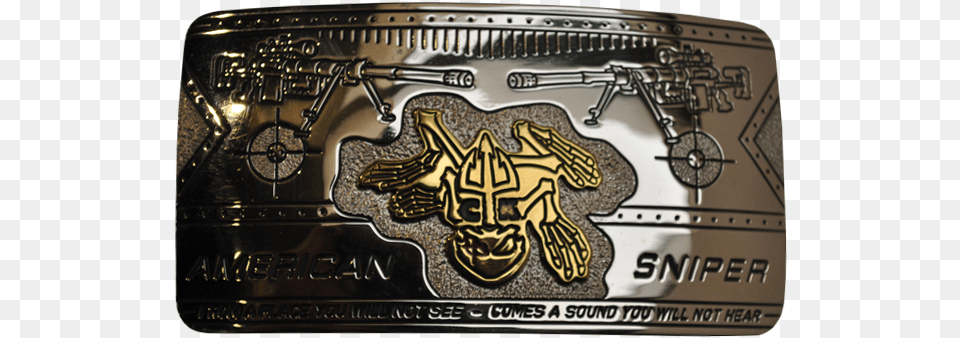American Sniper Belt Buckle Collectable, Accessories, Logo, Emblem, Symbol Free Transparent Png