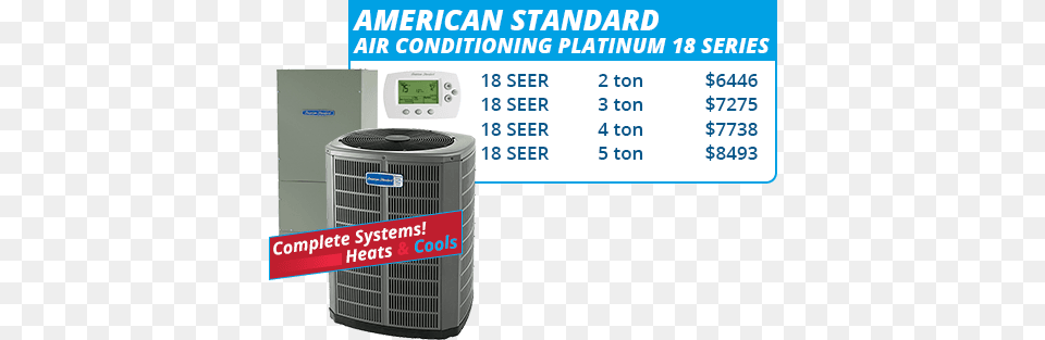 American Standard Platinum 18 Series Units Gold, Device, Electrical Device, Air Conditioner, Appliance Free Png