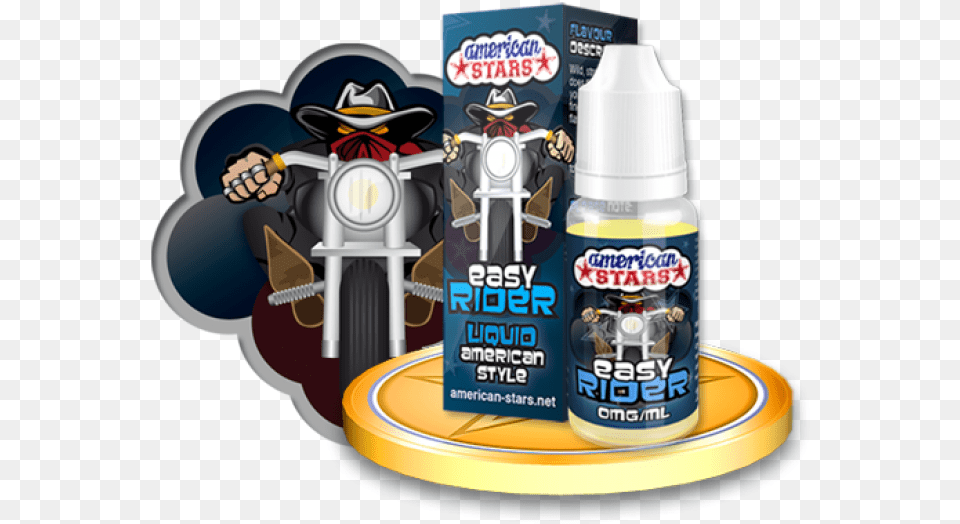 American Stars Easy Rider Likit 30ml American Stars E Liquid, Can, Spray Can, Tin Png Image