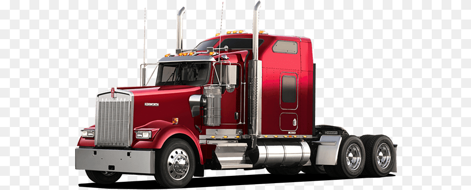 American Truck Sideview Truck Transparent Background, Trailer Truck, Transportation, Vehicle, Bumper Png Image