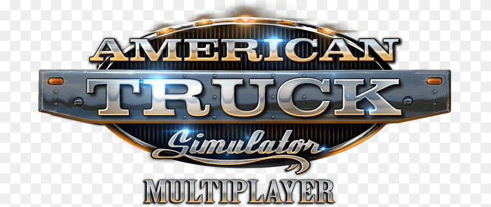American Truck Simulator Multiplayer Logo American Truck Simulator Add On New Mexico Dlc, License Plate, Transportation, Vehicle, Car Png