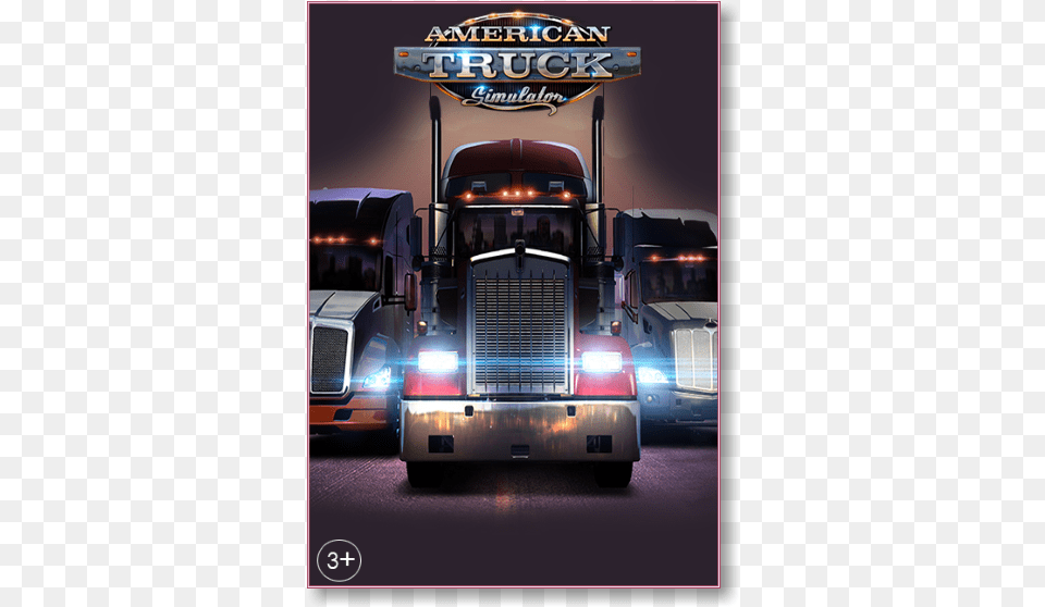 American Truck Simulator V American Truck Simulator Game Pc, Trailer Truck, Transportation, Vehicle, Bus Png Image