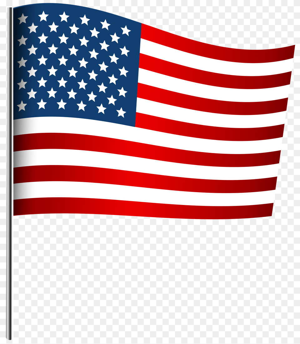American Waving Flag Clip Art, American Flag Free Png