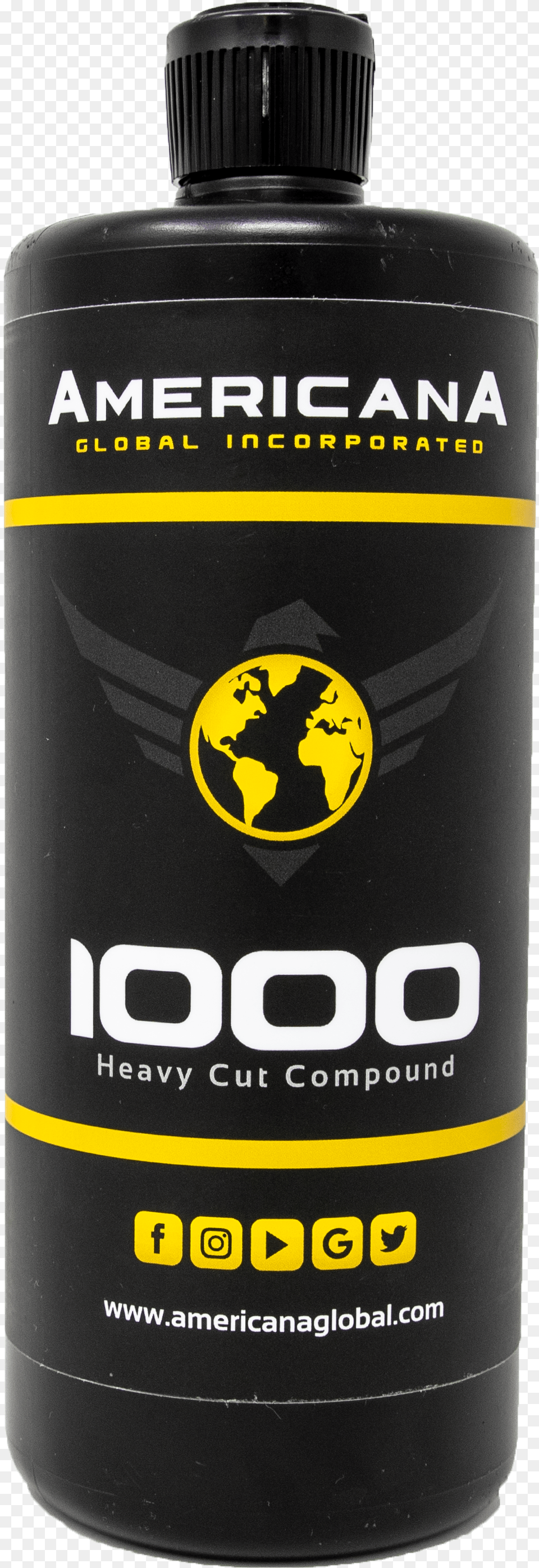 Americana 1000 Heavy Cut Compound, Bottle, Can, Tin Png Image