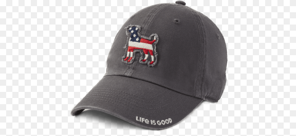 Americana Dog Tattered Chill Cap Hat, Baseball Cap, Clothing, Hoodie, Knitwear Free Transparent Png