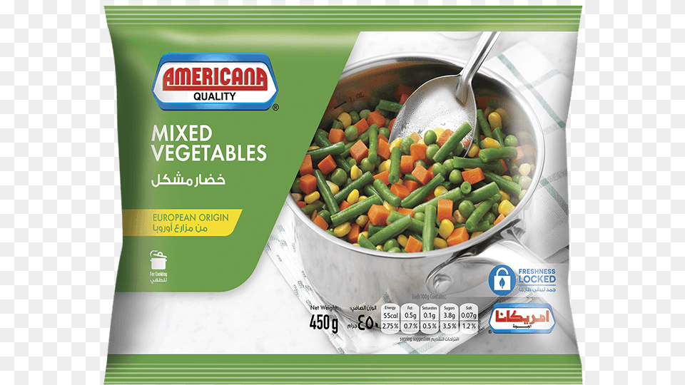 Americana Frozen Vegetables, Bean, Cutlery, Food, Plant Free Transparent Png