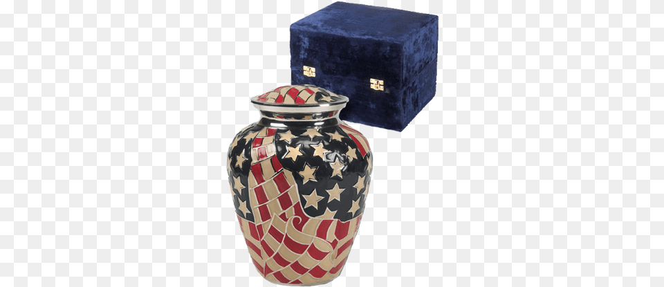 Americana Patriotic Urn Urn, Jar, Pottery, Art, Porcelain Free Transparent Png