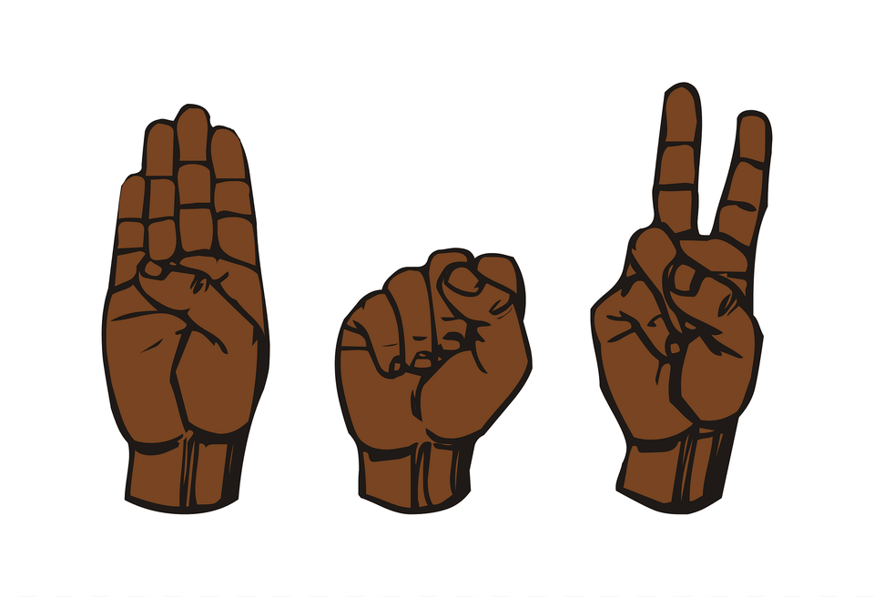 Americansign Language Bsv Clipart, Finger, Person, Hand, Body Part Free Png