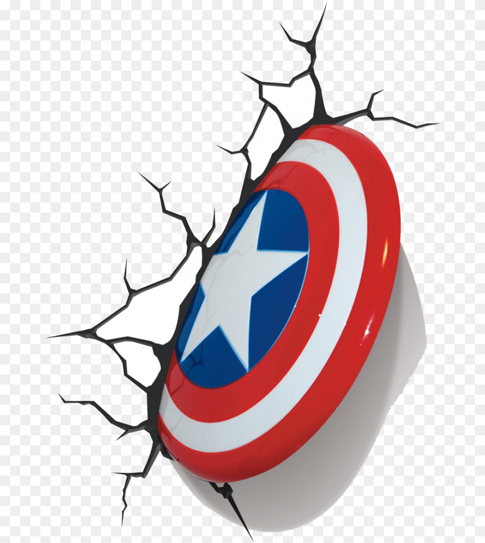 Americaquots Shield Homero Comics Light Wall Captain Clipart Captain America Logo, Armor Free Png