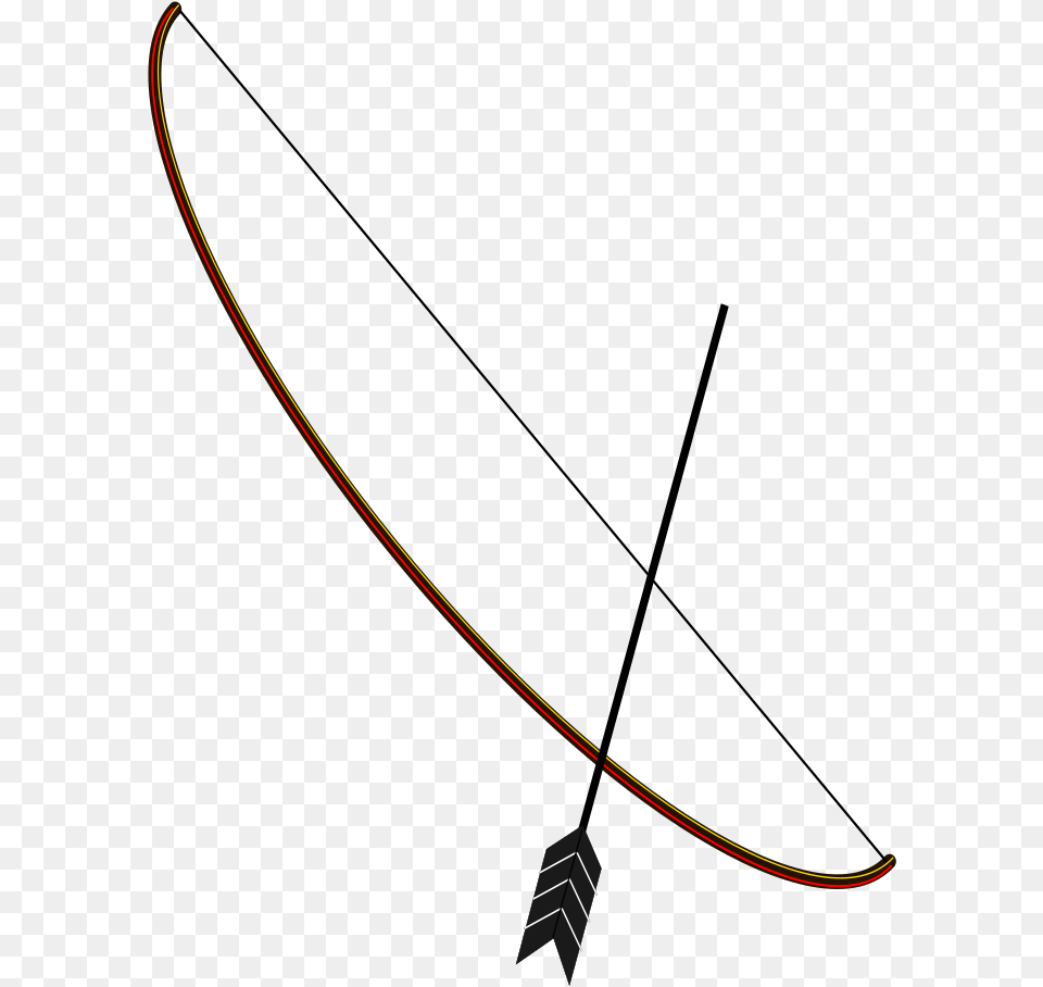 Amerindian Bow And Arrow, Weapon, Outdoors Free Png