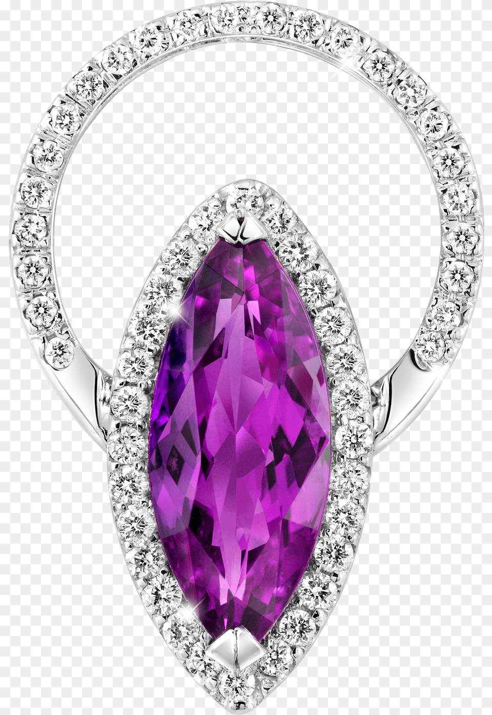 Amethyst Convertible Ring Diamond, Accessories, Gemstone, Jewelry, Ornament Png Image