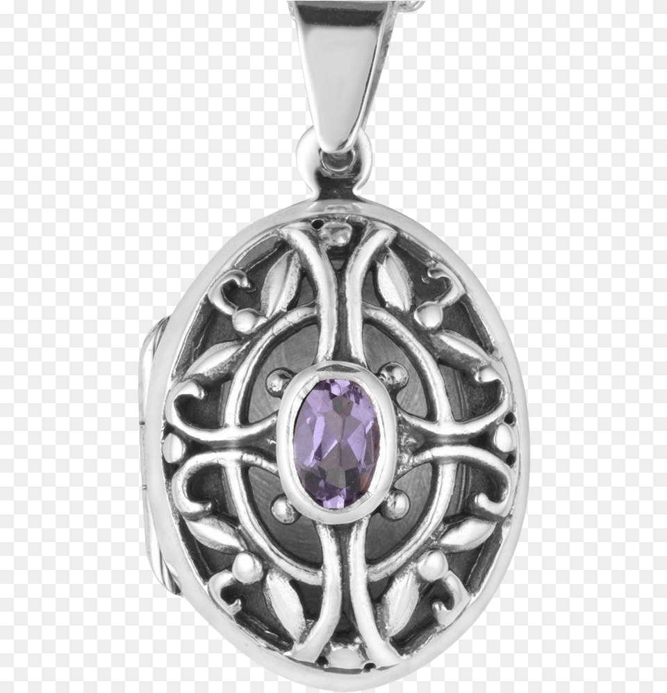 Amethyst Filigree Locketdata Rimg Lazydata Locket, Accessories, Pendant, Jewelry Png