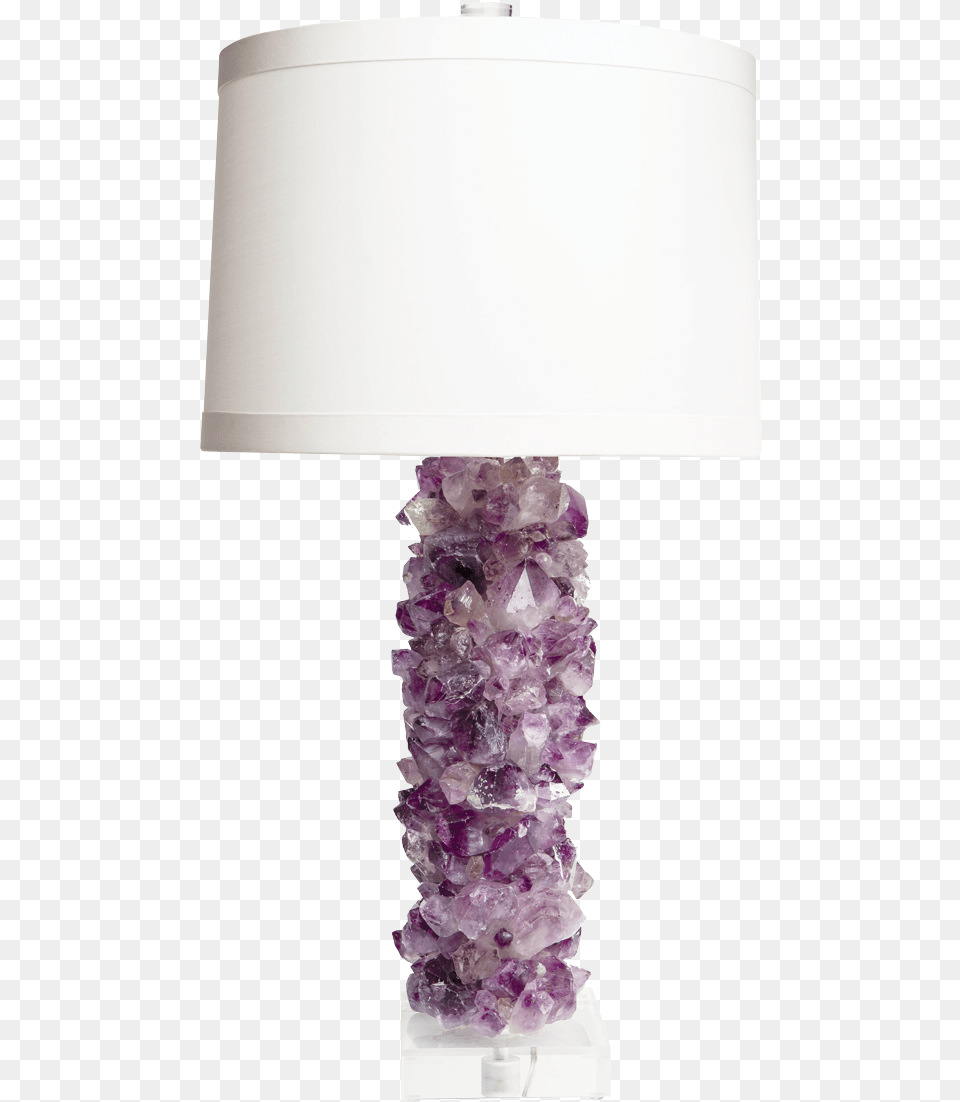 Amethyst Lamp Times Two Design Amethyst Crystal Table Lamp Base, Lampshade, Table Lamp, Accessories Free Png Download